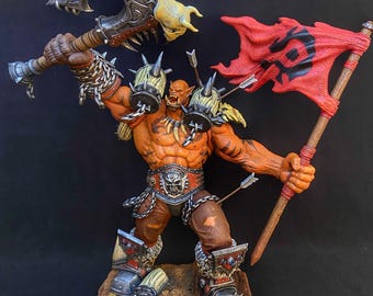 1/7 Garrosh Hellscream resin statue - World of Warcraft collectible