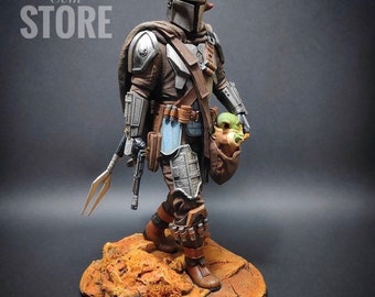 1/6 Mandalorian resin statue - Star Wars Collectible