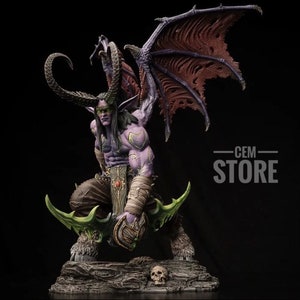 İllidan Stormrage statue - World of Warcraft Collectible