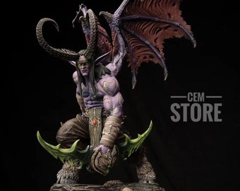 Warcraft İllidan Stormrage statue 1/7 Scale total(40cm) collectible