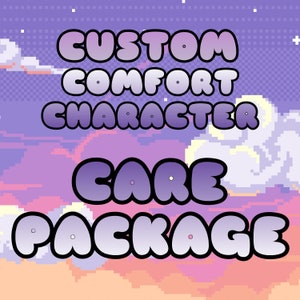Custom Personalised Comfort Character OC Care Package Gift Box Surprise Mystery Box