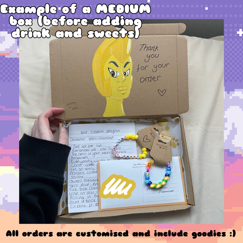 Custom Comfort Character Care Package Surprise Box Gift image 3