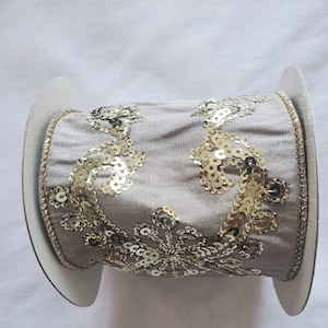 Luxuriöses Band, Weihnachtsband, Samtband, Feiertagsband, Satinband, Kranzzubehör, Türkranz