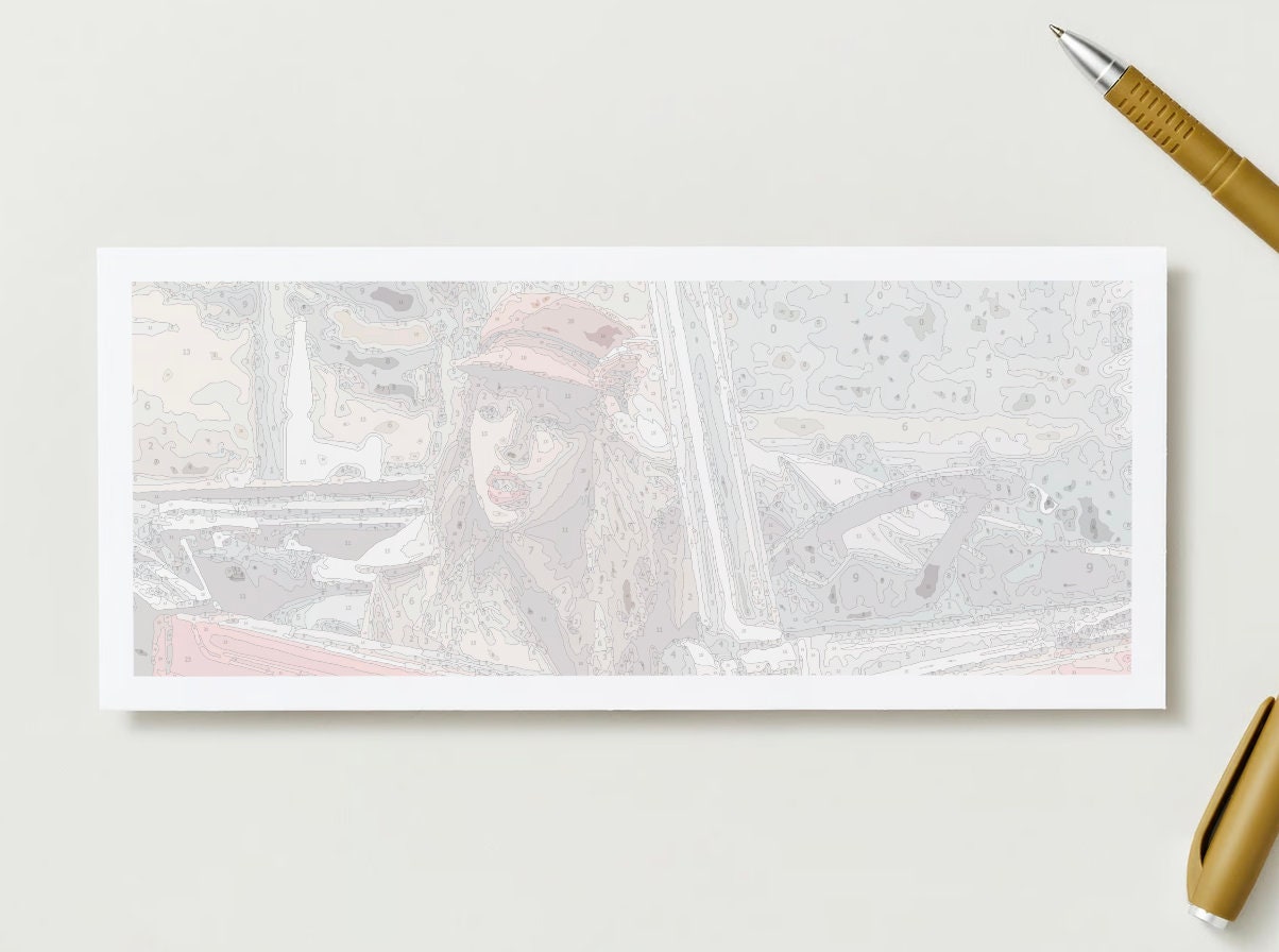 Taylor Swift Color by Numbers - Etsy