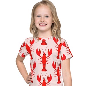 Kids Lobster Shirt, Funny Lobster Shirt, Lobster Lover Shirt, Lobster Gift, Cute Kids Lobster Shirt, Crustacean Shirt, Sea Life Tee