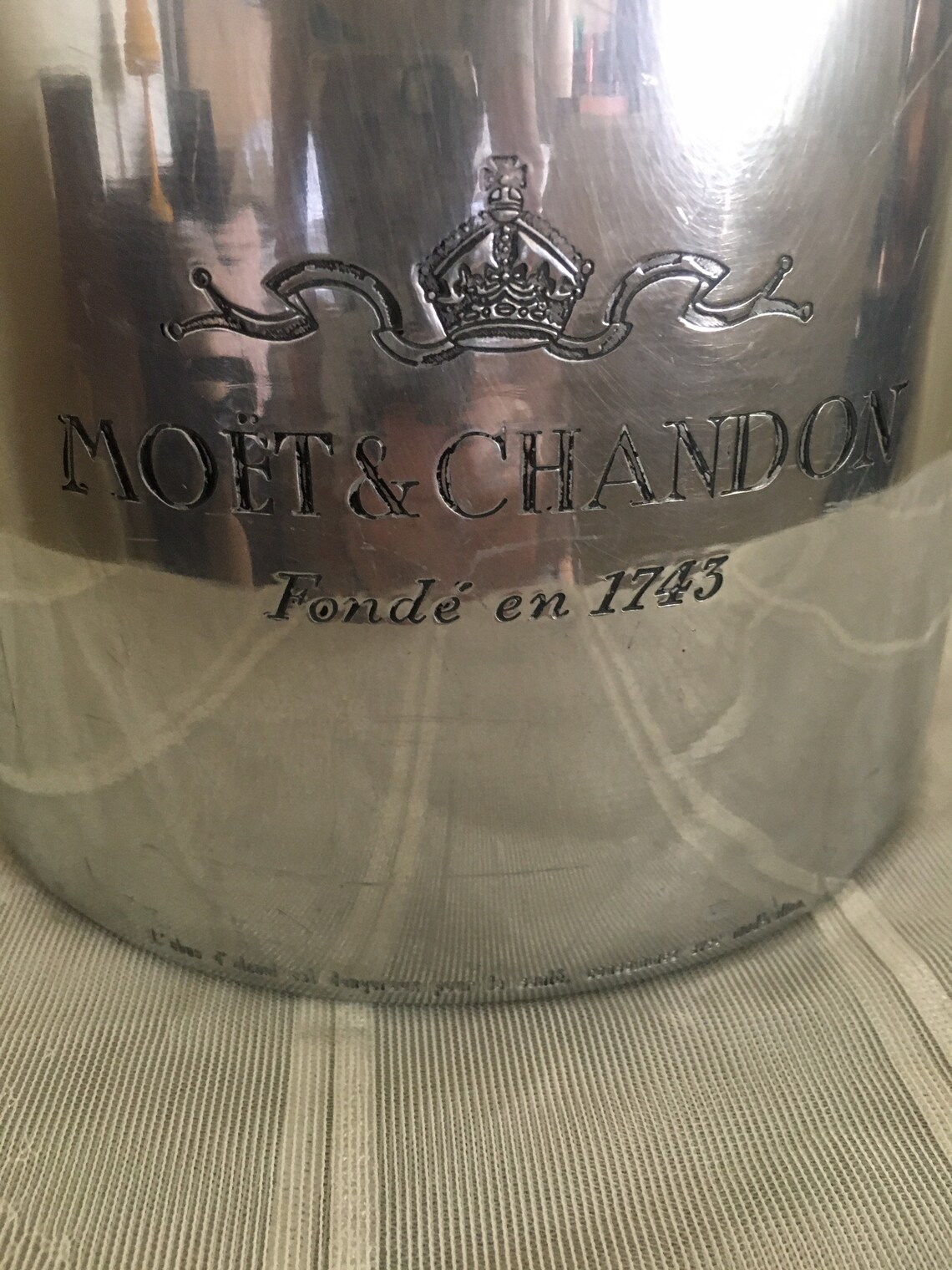 French Vintage Moët & Chandon champagne ice bucket vintage 50s Etsy
