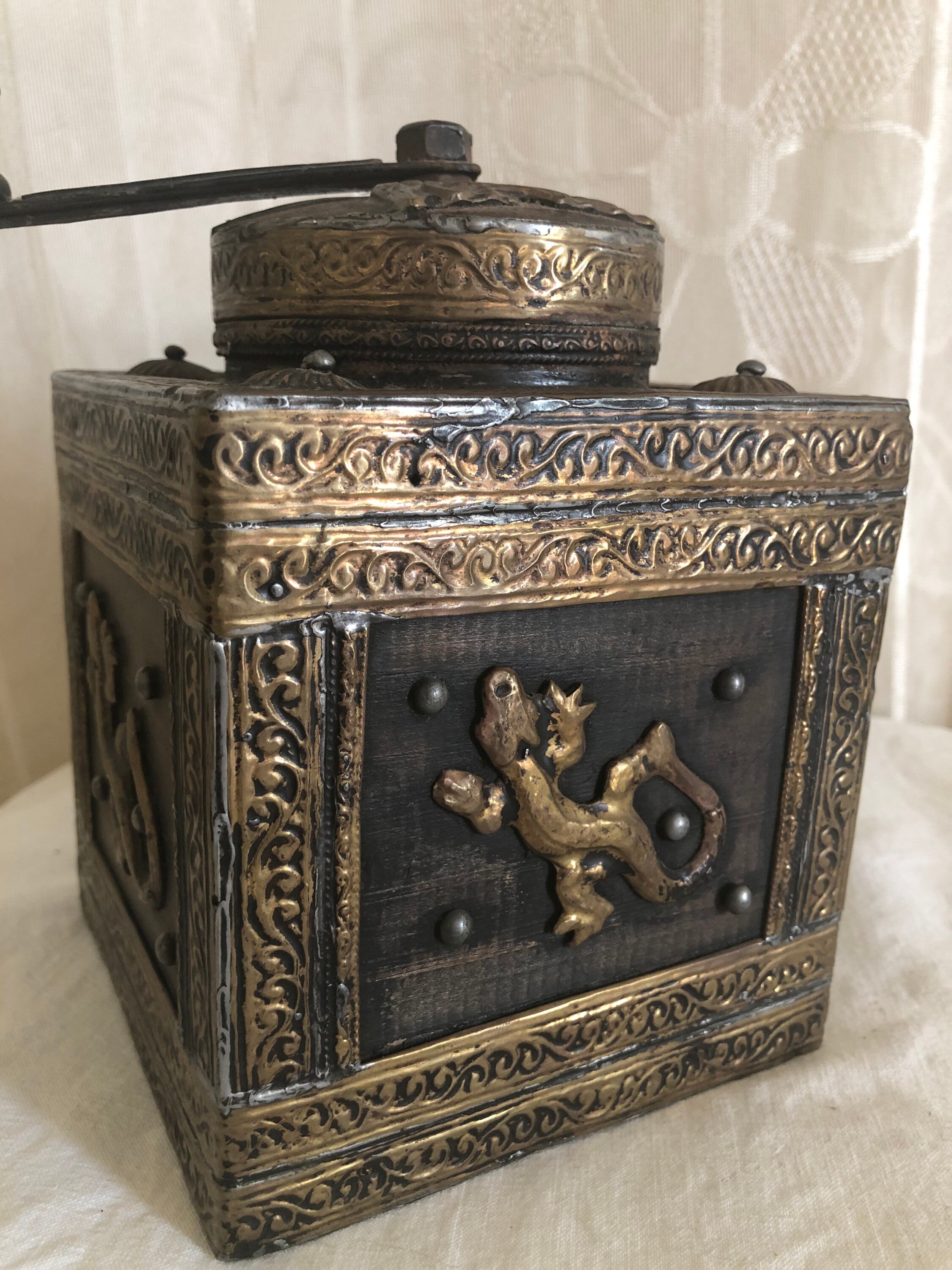 Moroccan Antique / Vintage Coffee Grinder / Middle East / Etsy