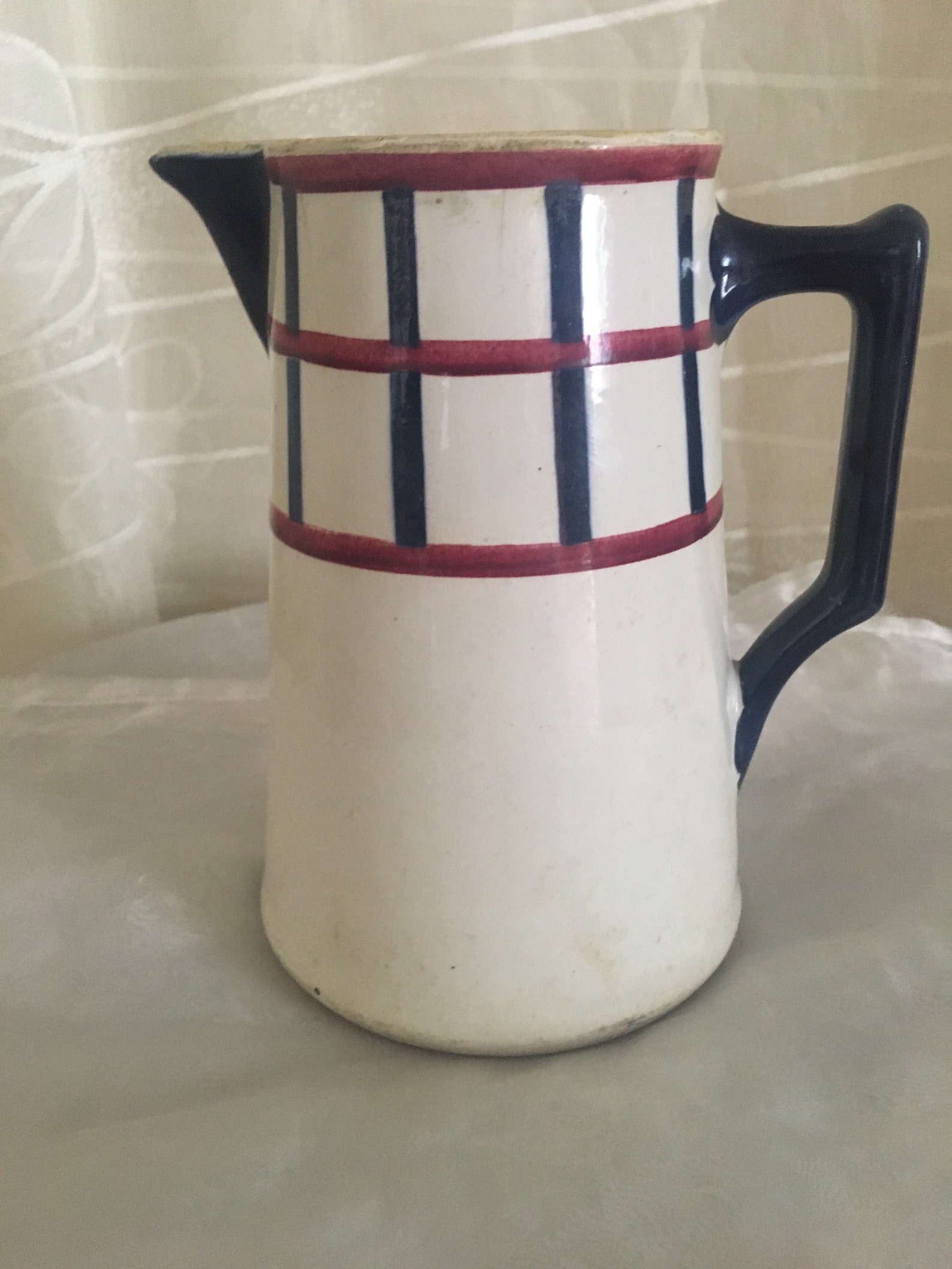 Vintage Bearm HBCM Basque Pottery Milk Jug 1920s Etsy