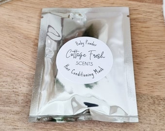 Baby Powder Scented, Hair Conditioning Mask, Sample Sachet, Hair Conditioner,