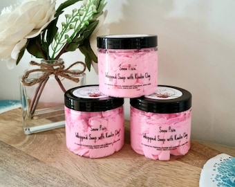 Snow Pixie Scented Whipped Soap: Multi-Purpose for Bath, Shower or Shaving (100g Pot)