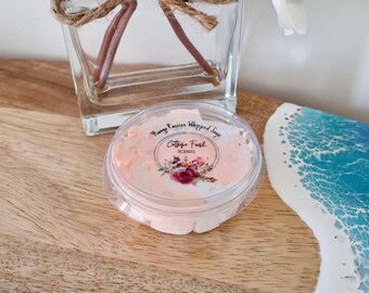 Mango Passion Whipped Soap Sample with Kaolin Clay and Apricot Kernel Oil