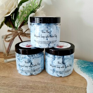 Blue Man Scented Whipped Soap with Skin Nourishing Ingredients: (100g Sample Pot)