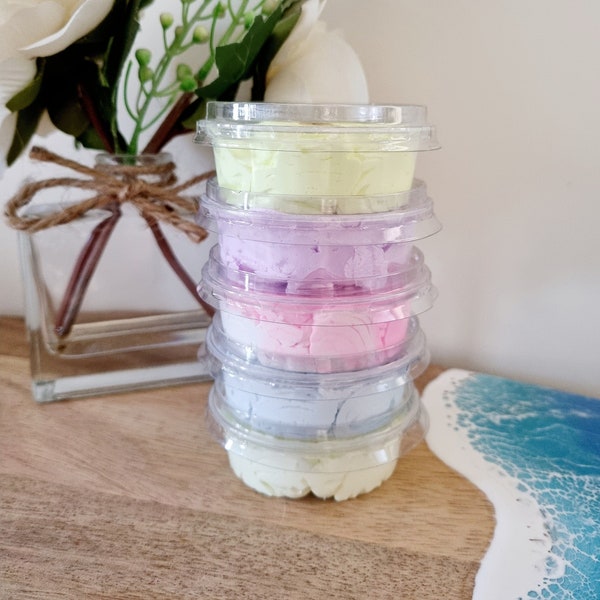 Set of 5, 10, 15 or 20, Scented Whipped Soap, Shower Fluff, Bath and Body Products, Hen Party Gift Bag Fillers, Baby Shower Gifts for Guests