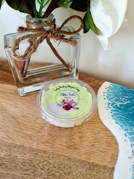 Funky Monkey Scented Whipped Soap: Multi-Purpose for Bath, Shower or Shaving (Sample)