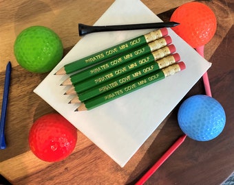 500 Bulk Wholesale Custom Mini Golf Pencils | Custom Golf Events | Wedding Shower Gifts | Baby Shower Gifts | Special Events