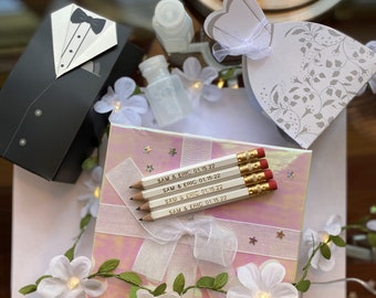 Set of 100 | Wedding Favors | Bridal Shower Favors | Baby Shower Favors | Mini Golf Pencils | Personalized Pencils