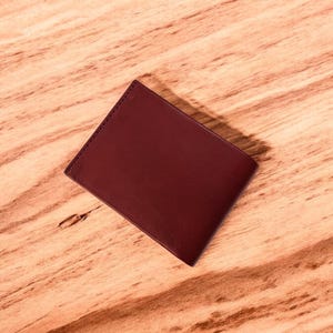Cartera RFID plegable de cuero genuino, segura y duradera, con capacidad adicional, regalo para hombres, billetera minimalista/tarjetero artesanal.