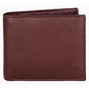 Herren Leder Brieftasche, Handgefertigte Bi-Fold Brieftasche, 3. Jahrestag Geschenk für Ihn, Jeden Tag Kartenhalter, Brieftasche für Freund Braune Farbe