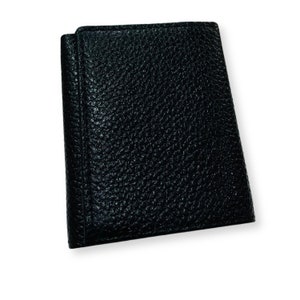 Echtleder Geldbörse | Tri-Fold Brieftasche für Herren | Bargeldhalter | Handgefertigte minimalistische Geldbörse | RFID Geldbörse | Schlanke Leder Geldbörse