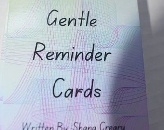 Affirmation GENTLE REMINDER CARDS -for all ages