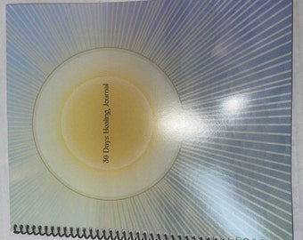 30 Day Blank healing Journal. Self Healing, healing tracker