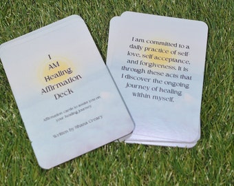 30 Days I AM AFFIRMATION HEALING- Self Healing deck to help speak life into self when on healing Journey