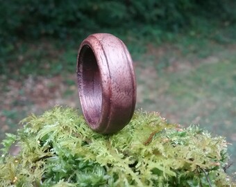 Walnut Ring - U.S. Size 11- Hard wood Ring - Wooden - Jewelry - Organic - Mens Jewelry - Womens Jewelry - 5 Year Anniversary