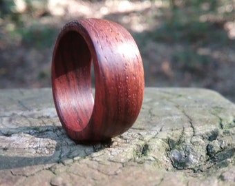 Rosewood Ring - U.S. Size 8 - Hardwood Ring - Wooden - Jewelry - Organic - Mens Jewelry - Womens Jewelry - 5 Year Anniversary - Ring