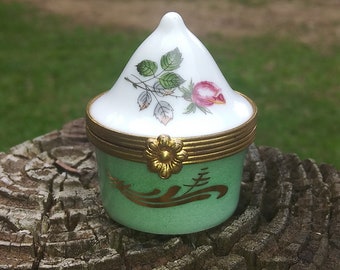 Artoria - Limited Edition Rose - Limoges - Trinket - Box - Very Rare Find - Rose - France - 80s/90s - Porcelain - Louis XVI