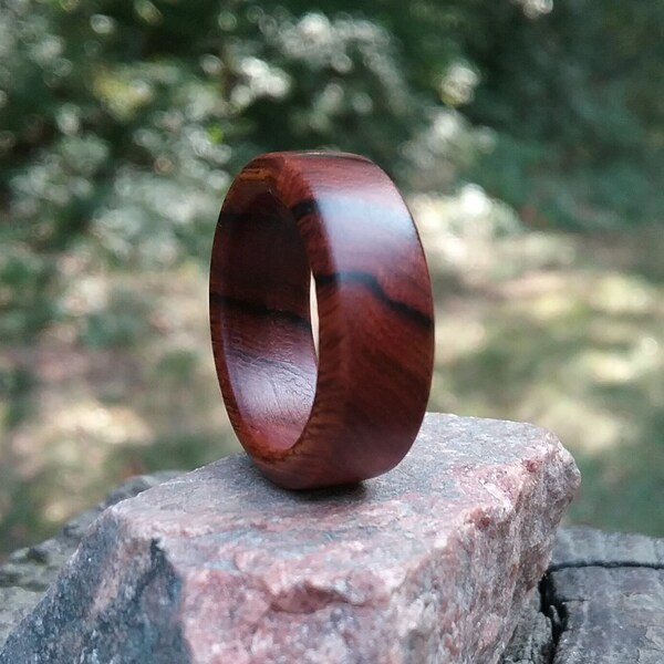 Iron Wood Ring - U.S. Size 7 - Hard wood Ring - Wooden - Jewelry - Organic - Mens Jewelry - Womens Jewelry - 5 Year Anniversary - Ring