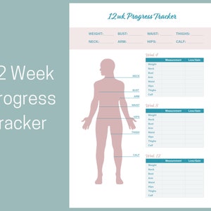 12 Week Progress Tracker Printable