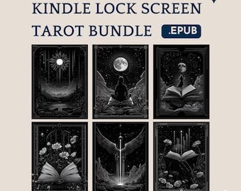 Ensemble d'écrans de verrouillage Tarot Kindle : écran de veille mystique (téléchargement numérique)