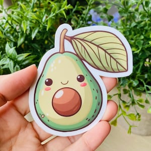 50 PCS Vinyl Waterproof Avocado Stickers for Adults - Cool Funny DIY Cute  Persea Americana Mill Stickers Decals Decoration for Laptop Water Bottles  Luggage Computer Skateboard Guitar 