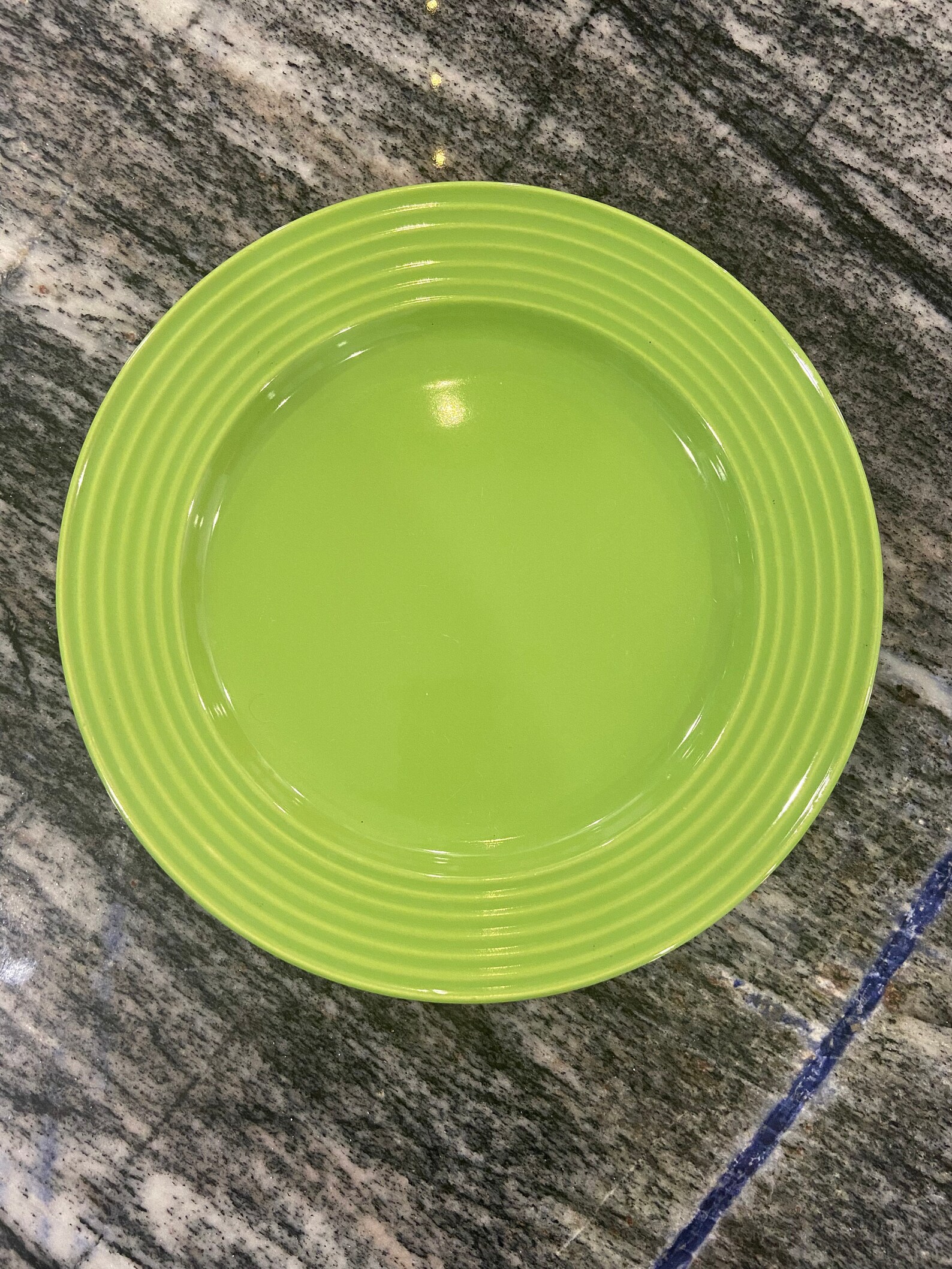 Chartreuse Stone Dinner Plates Etsy