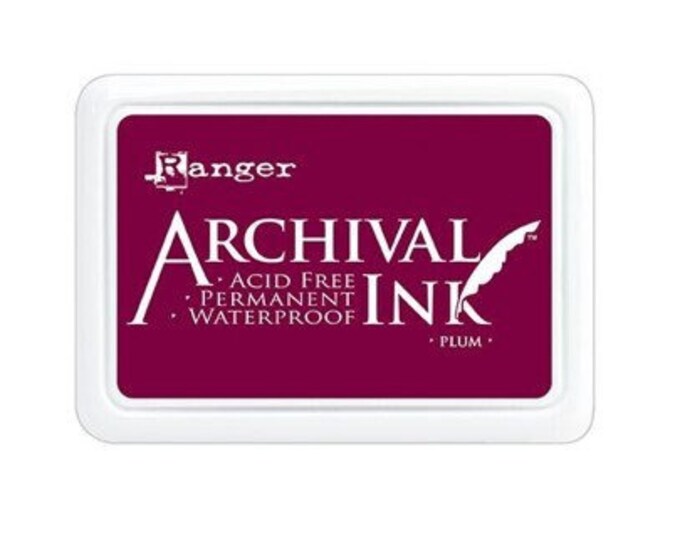 Ranger Tampone Inchiostro Archival – Aquamarine, Permanente, Senza Acidi, Per Scrapbooking E Stampe, Made In USA