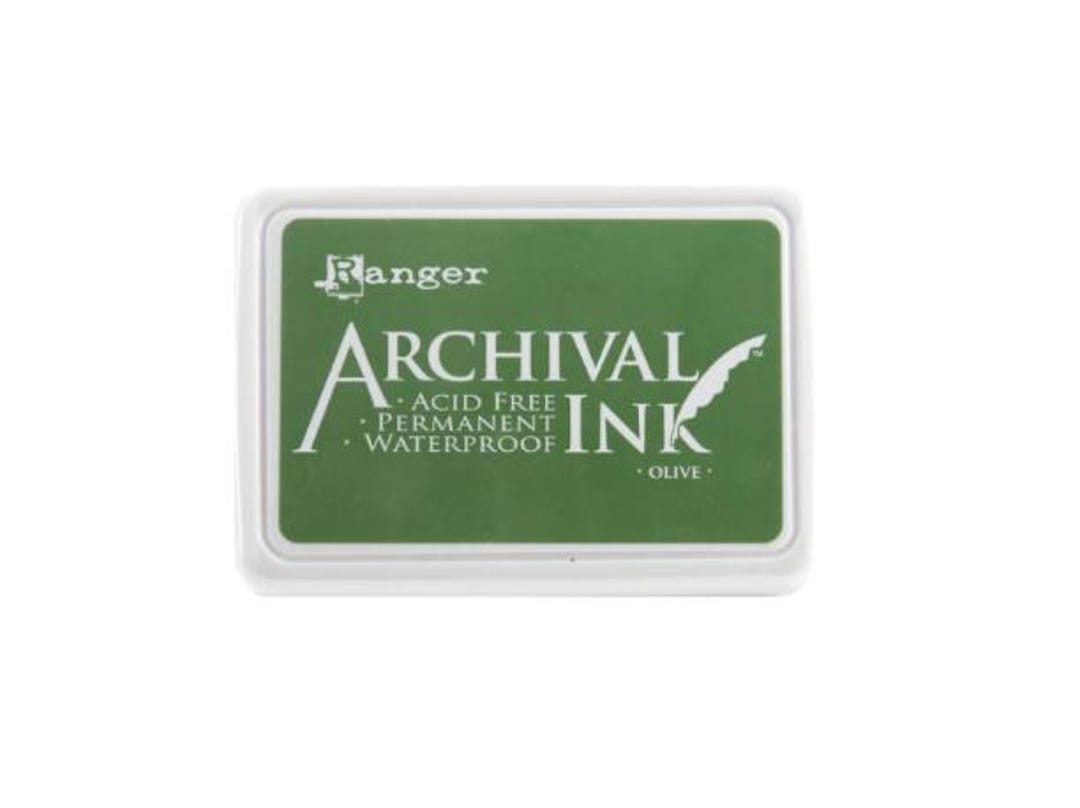 Ranger Archival Ink Jumbo Pad Manganese Blue (A3P30539) - B.V