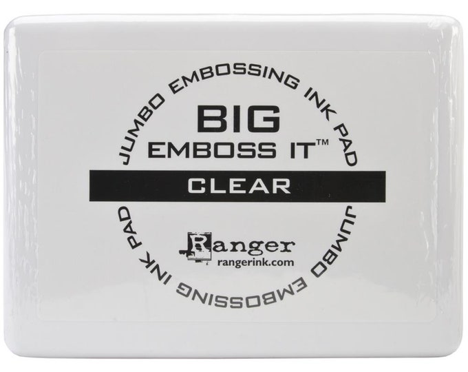 Emboss It Ink Pad Jumbo Clear Ranger Stamping Embossing Folders Powder
