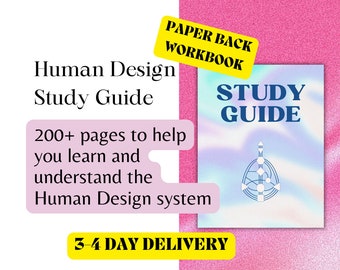 Human Design Study Guide | Learn & Study the Human Design System | Read Human Design Charts | Human Design Chart Reading | Human Design