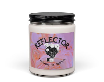 Reflector Human Design Soy Candle | Vegan, Toxin-Free, 50-60 Hour Burn Time