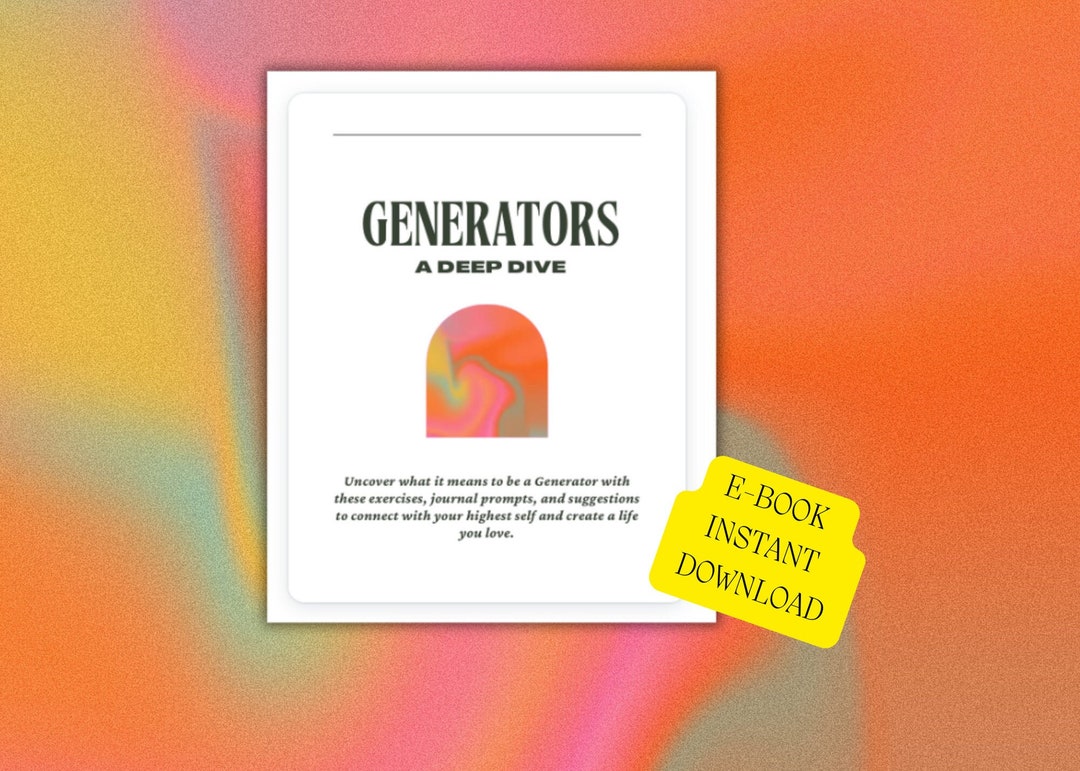 Human Design Generator Guide | Sacral Authority, Strategy & Energy Type ...