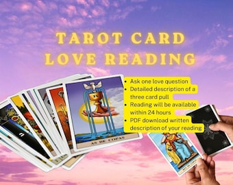 Tarot Love Reading  | Personalized Relationship & Romance Insight | Intuitive Guidance | Psychic Reading