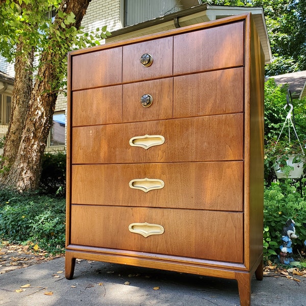 Hold for Bronwyn Vintage Henredon Gentlemen's Chest Tall Dresser Circa 70