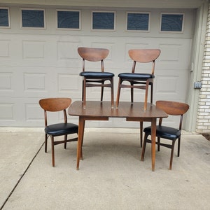 Vintage Grarrison Dining Table and Chairs Set Victor Kitchen Table