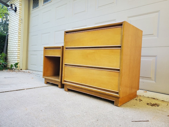 Vintage dresser and nightstand cheap set