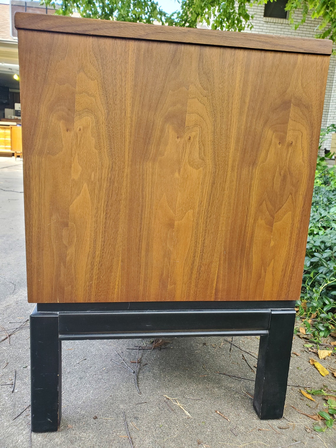 Vintage Dixie Nightstand with Formica Wood Grain Top Etsy