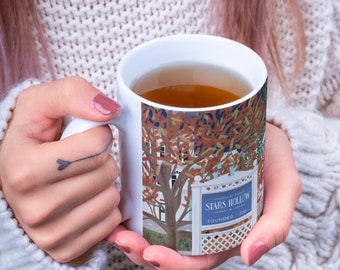Gilmore Girls Stars Hollow Inspired 11oz Mug | Town Square Fall Festival Coffee Cup | Lorelei and Rory Autumn