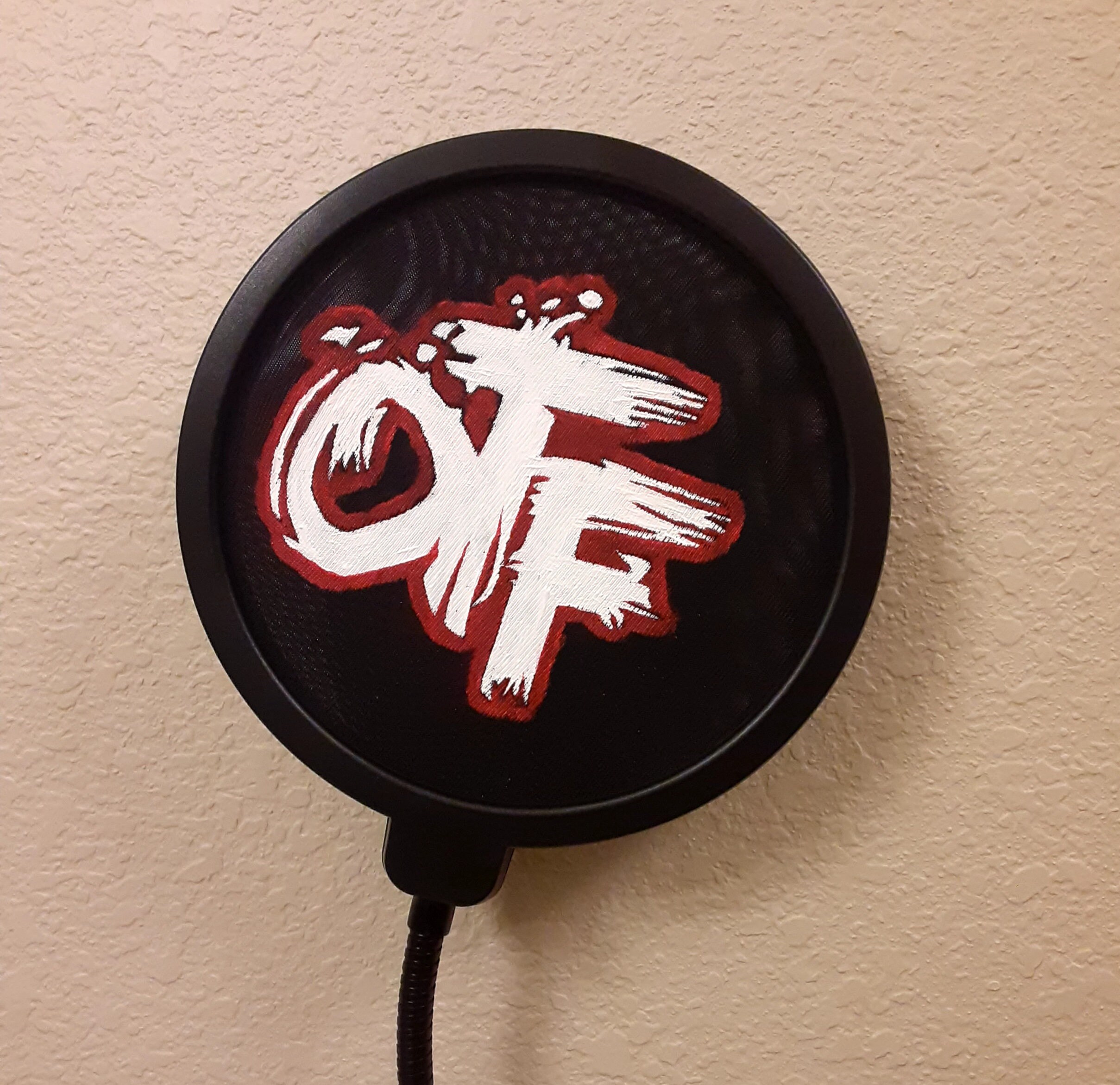 Custom Logo Microphone Pop Filter Etsy
