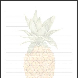 JW Stationery-Pineapple Design