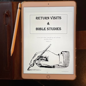 Libro de visita de regreso de JW- Vintage