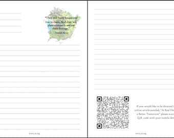 JW Stationery- "Real Hope for Tomorrow" with QR code!!